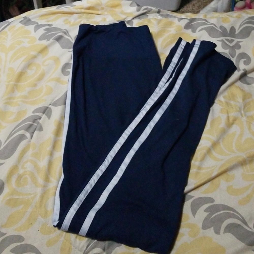 Blue leggings